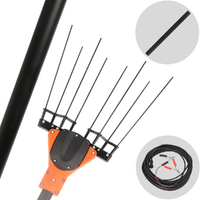Bahco BCL53FP - Abbacchiatore elettrico 220/290 cm a batteria tipo auto con cavo in dotazione - Asta fissa + prolunga - Scegli tra più configurazioni