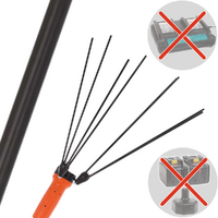 Jolly Italia V34 - Abbacchiatore elettrico a batteria 36V - Asta fissa 186cm - 2in1 - SENZA BATTERIE E CARICABATTERIE - Scegli tra più configurazioni
