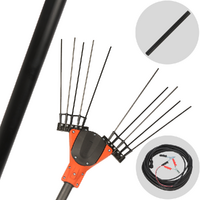 Bahco BCL52FPA - Abbacchiatore elettrico 250/320 cm a batteria tipo auto con cavo in dotazione - Asta fissa + prolunga - Scegli tra più configurazioni