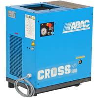 ABAC Cross 900 - Compressore rotativo trifase a vite silenziato - Motore 10 HP