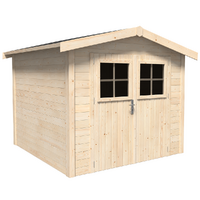 Décor et Jardin Mano - Casetta da giardino in legno - Con tetto a due falde - 230x234x212 cm