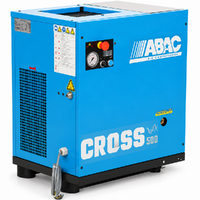 ABAC Cross 500 - Compressore rotativo trifase a vite silenziato - Motore 5.5 HP