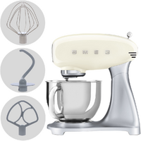 Smeg SMF04CREU Panna - Impastatrice Planetaria - Vasca in Inox da 4,8 litri