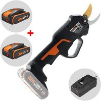 Worx Nitro WG330E 20V - Forbice elettrica da potatura 20V/2Ah + batteria 20V 2Ah in omaggio! - Diametro di taglio 25mm - Scegli tra più configurazioni