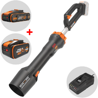Worx Nitro Hyper WG550E - Soffiatore a batteria 20V 5Ah + batteria 20V 4Ah in omaggio! - Scegli tra più configurazioni