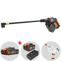 Worx Nitro HydroShot WG633E - Pistola idropulitrice a batteria 20V/4Ah + batteria 20V 4Ah in omaggio! - Scegli tra più configurazioni