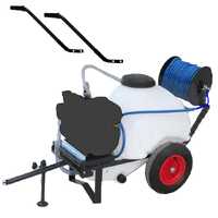 Kit motopompa irrorazione con gancio Comet APS41/Honda GX160 con carrello e serbatoio 120L