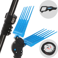 Campagnola Elektra - Abbacchiatore elettrico 245/330 cm a batteria tipo auto con cavo in dotazione - Asta telescopica in carbonio - Scegli tra più configurazioni
