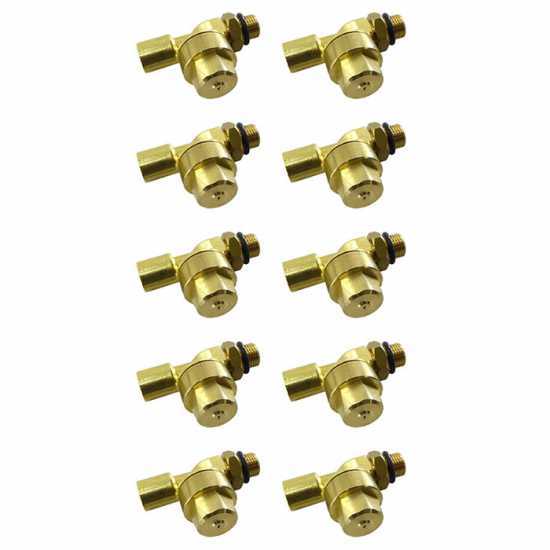 Kit 10 pezzi - Valvole antigoccia per getti - Attacco 1/4 MG - 1/4 GF
