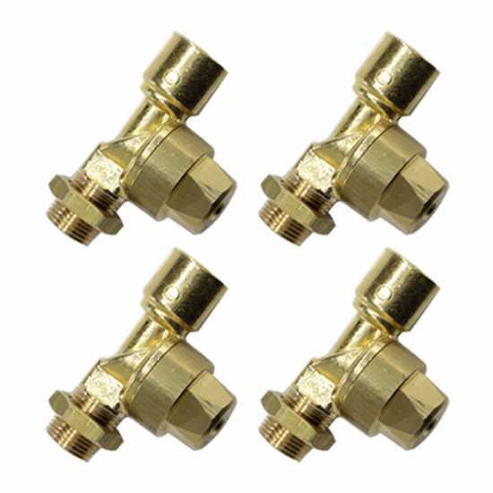 Kit 4 pezzi - Valvole antigoccia per getti e nebulizzatori - Attacco 3/8 MG - 3/8 GF