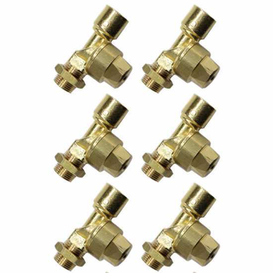 Kit 6 pezzi - Valvole antigoccia per getti e nebulizzatori - Attacco 3/8 MG - 3/8 GF