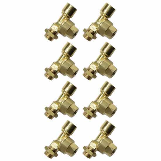 Kit 8 pezzi - Valvole antigoccia per getti e nebulizzatori - Attacco 3/8 MG - 3/8 GF