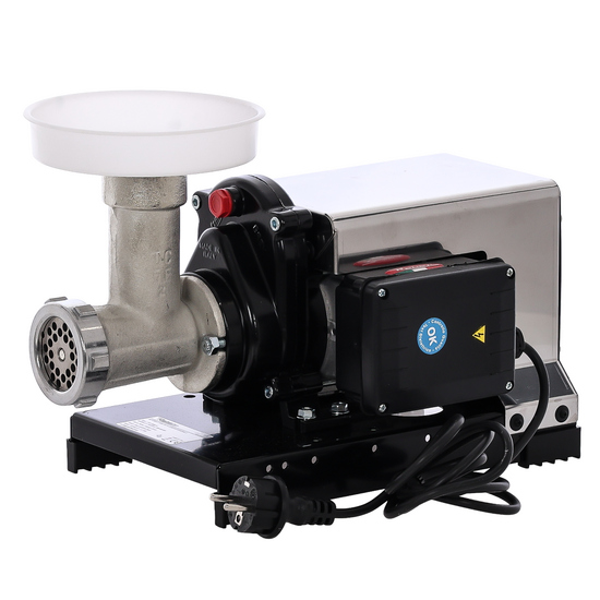 Reber 9502NSP INOX - N.5 - Tritacarne elettrico - 450W