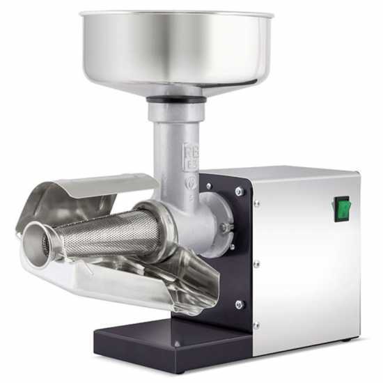 Reber 10900N - Passapomodoro multi-attrezzo - Motore a risparmio energetico da 250W