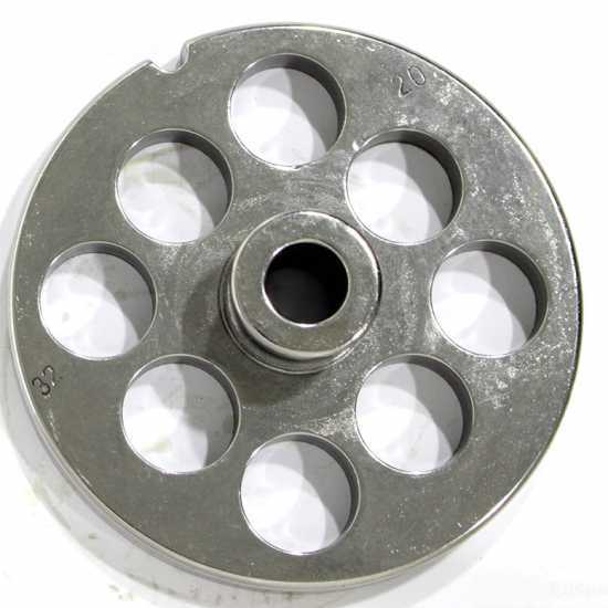 TC 32 foro 20 mm Trafila Reber - Piastra per tritacarne - diametro trafila 99 mm