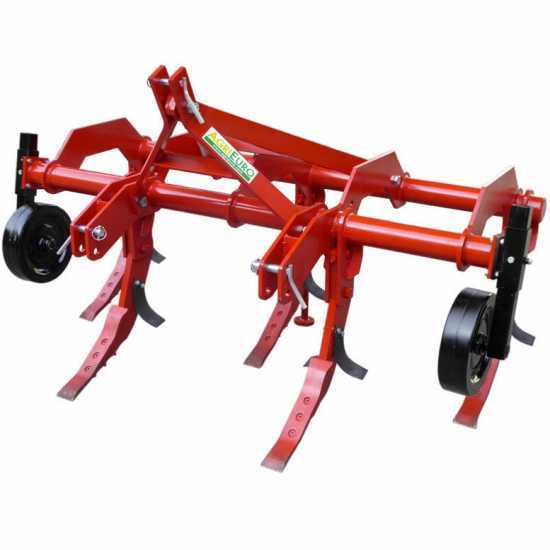 Ripuntatore agricolo serie pesante 200 - 5 ancore - Ruote in acciaio