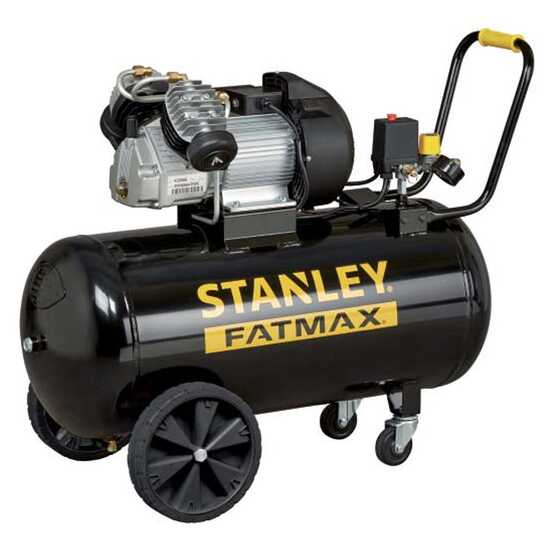 Stanley Fatmax DV2 400/10/100 - Compressore aria elettrico monofase - Motore 3 HP - 100 lt