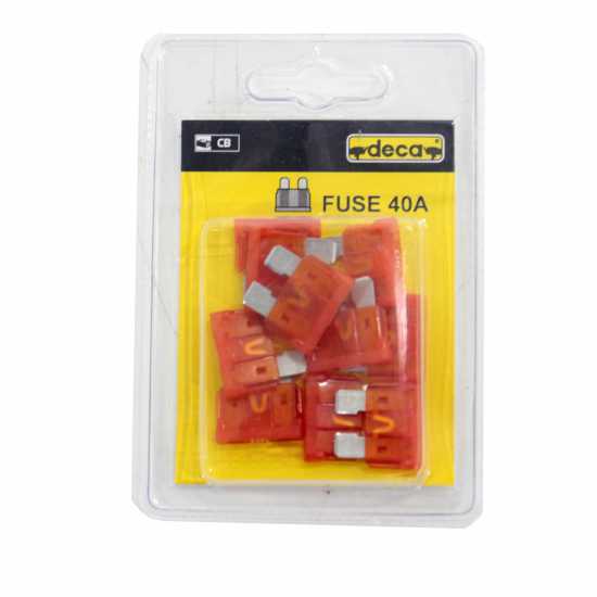 Fusibile 40A Deca - confezione 10 pezzi