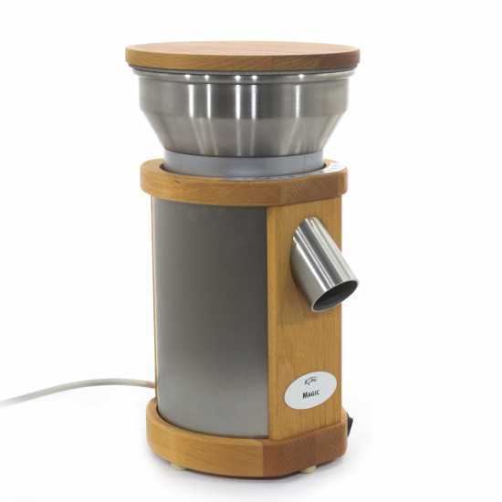 Komo Magic - Mulino per farina in faggio massiccio e acciaio inox - 250W