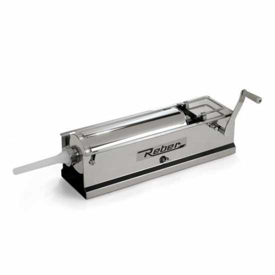 Reber 8961 N INOX - Insaccatrice manuale per salumi 8 Kg - 2 Velocit&agrave;
