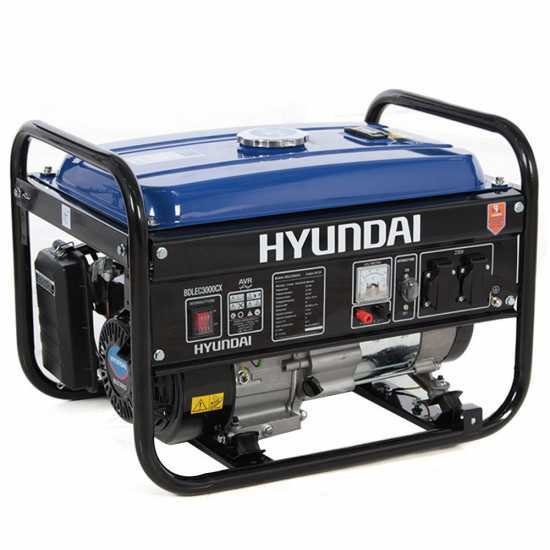 Hyundai PT3000 - Generatore di corrente con AVR 2.8 kW - Continua 2.5 kW Monofase