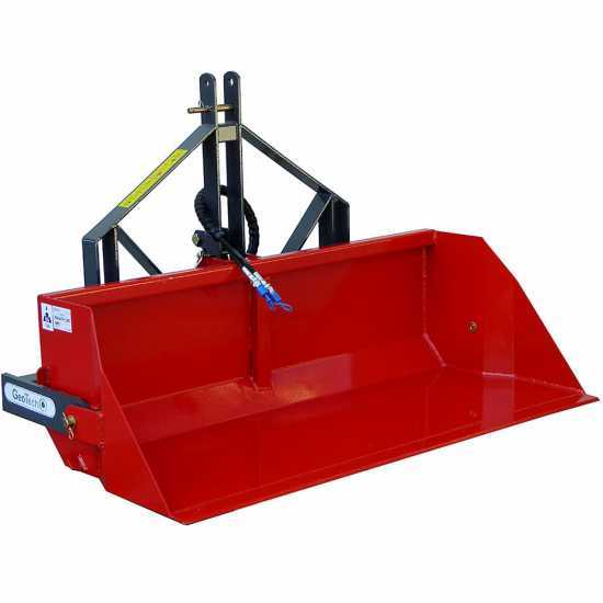 GeoTech 200 cm - Paletta idraulica per trattore - Serie pesante - Portata 700 Kg