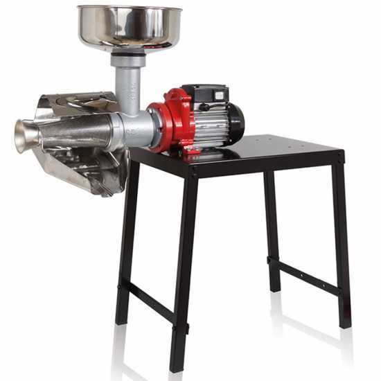 Reber 9011 NX - Passapomodoro N.5 con banco INOX - Motore induzione da 400W