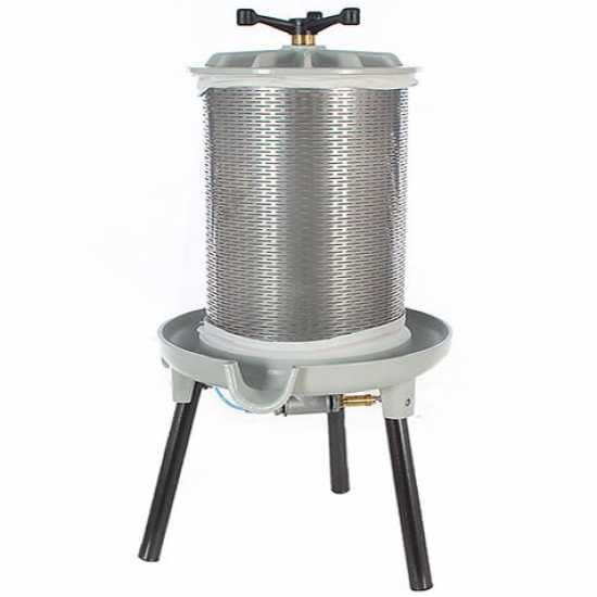 Grifo PEA40 - Pressa pneumatica per frutta 40 L - Vasca in INOX