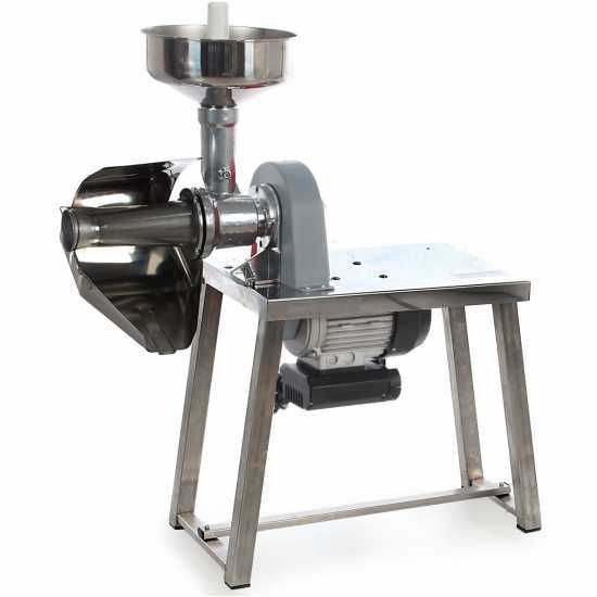 Passapomodoro con banco AE-SM5 INOX con motore elettrico - 600W - 1 Hp