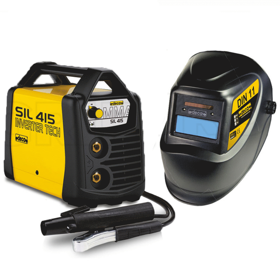Deca SIL 415 - Saldatrice Inverter (MMA/TIG) + Maschera, corrente continua (DC)