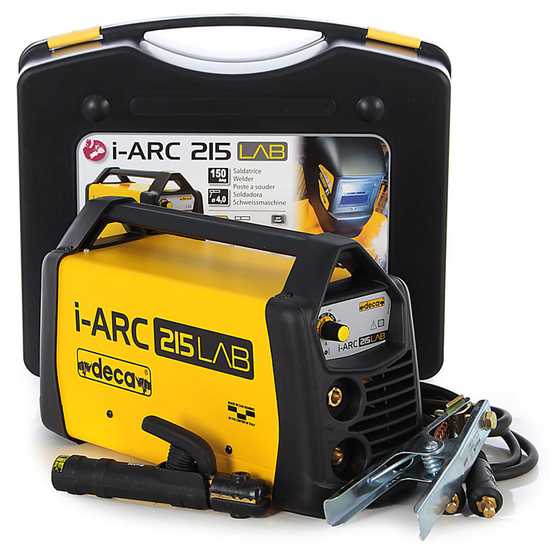 Deca I-ARC 215 - Saldatrice Inverter (MMA/TIG) + Valigetta, corrente continua (DC)