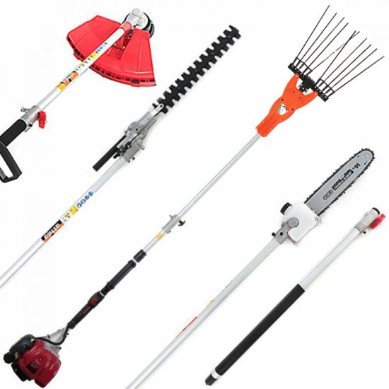 Attila GX 25 - Abbacchiatore + Decespugliatore a scoppio Attila multifunzione con motore Honda