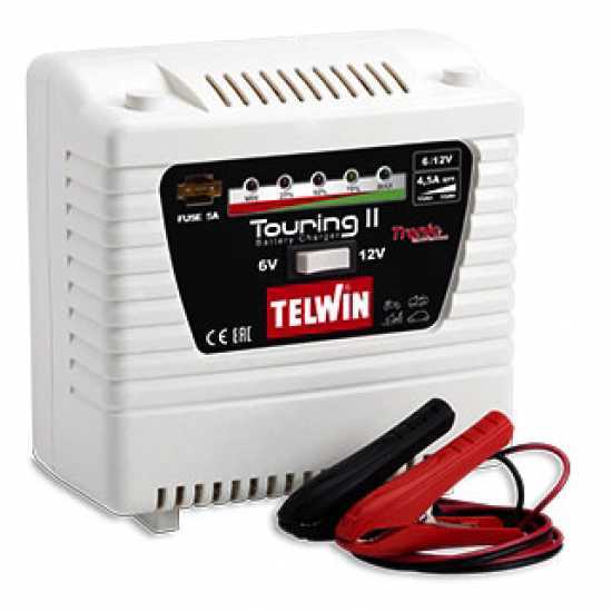 Telwin Touring 11 - Caricabatterie - batterie da 6 e 12 V - segnalazione a Led della carica