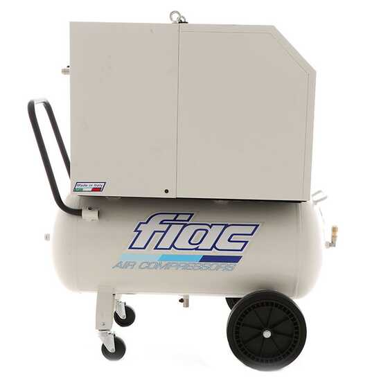 FIAC Silent AB90/360M - Compressore aria elettrico monofase a cinghia - Motore 3 HP - 90 lt