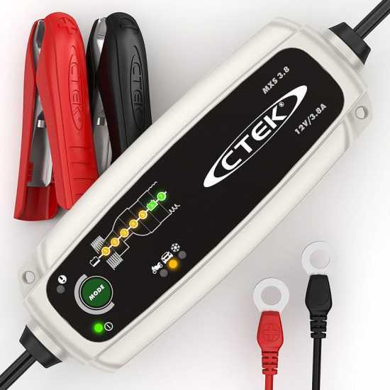 CTEK MXS 3.8 - Caricabatterie e mantenitore di carica automatico - batterie da 12V - 7 fasi