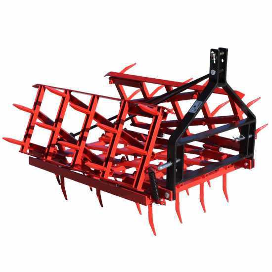 Erpice a denti fissi EPP40 - Serie pesante - Portato/Trainato - 40 denti richiudibile - 200cm