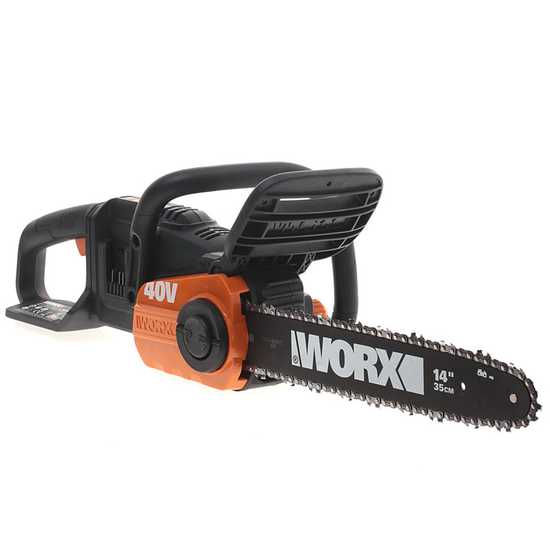 Worx WG384E.9 - Elettrosega a batteria - Lama 35cm - 2 x 20V - SENZA BATTERIA e CARICABATTERIA