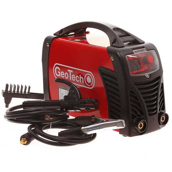 GeoTech WM-140 F - Saldatrice inverter a elettrodo a corrente continua - 140 A - con Kit MMA