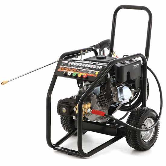 GeoTech-Pro PWP 17/275 ZW Idropulitrice a scoppio - 275 bar - Motore Loncin a benzina 420cc