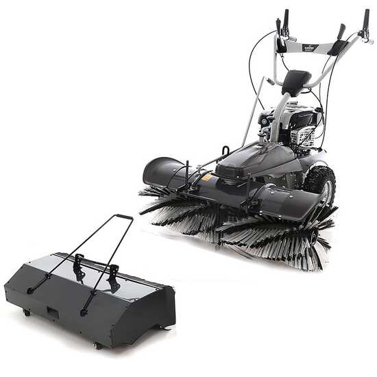 Blackstone GS100V-K - Motospazzatrice a scoppio - Box di raccolta