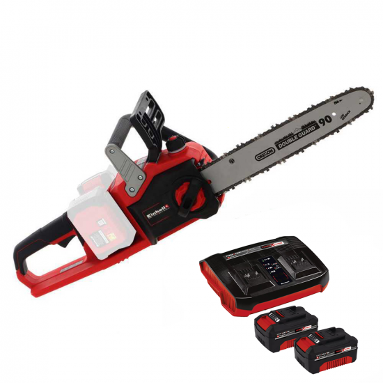 Einhell GE-LC 36/35 Li - Elettrosega a batteria 2 x 18V 4Ah - Lama da 35cm
