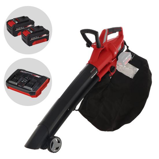 Einhell GE-CL 36 Li E - Soffiatore - Aspiratore per foglie - 2x 18V 4Ah