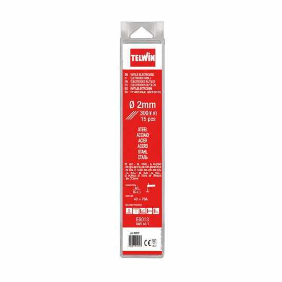 Elettrodi rutili d. 2 mm Telwin - 15 pz