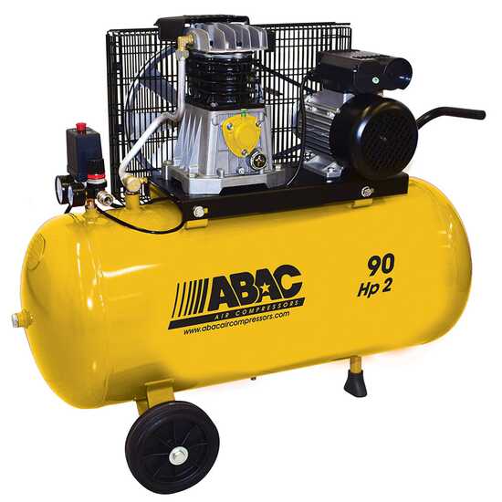 Abac B26/90 CM2 - Compressore aria a cinghia - 90 lt aria compressa