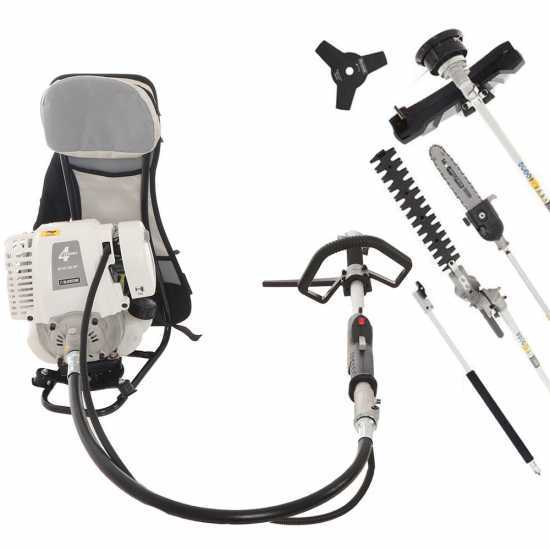BlackStone BC4S 320 BP - Decespugliatore a zaino con motore a benzina 4 tempi