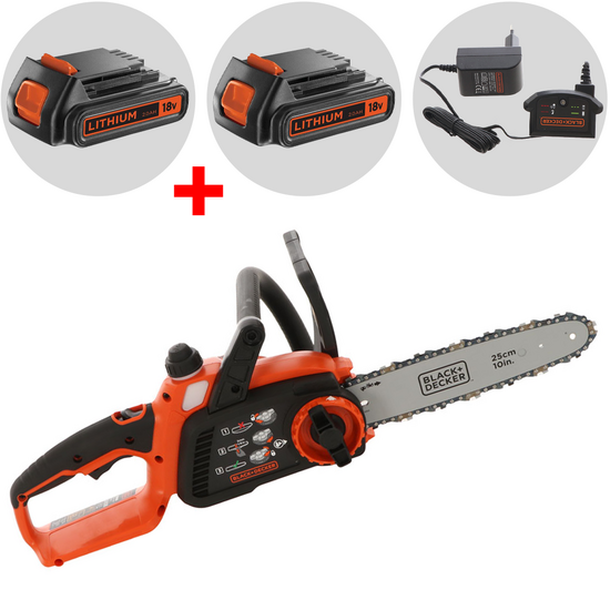Black &amp; Decker GKC1825L20-QW - Elettrosega a batteria 18V 2Ah + in omaggio batteria 18V 2Ah