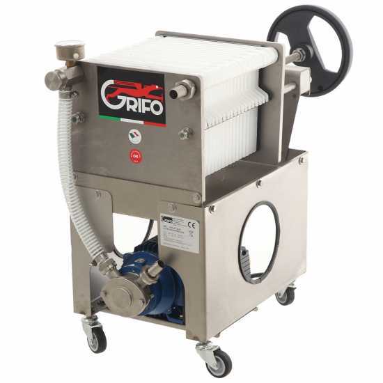 Grifo Professional FCP20-Olio - Filtro a cartoni per olio carrellato - Pompa in INOX Liverani