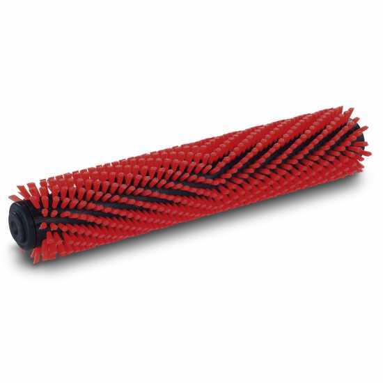 RULLO SPAZZOLA ROSSO, MEDIO-DURA, 300&not;MM