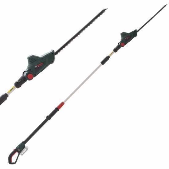 Bosch UniversalHedgePole 18 - Tagliasiepi su asta di prolunga telescopica elettrico - SENZA BATTERIE E CARICABATTERIE
