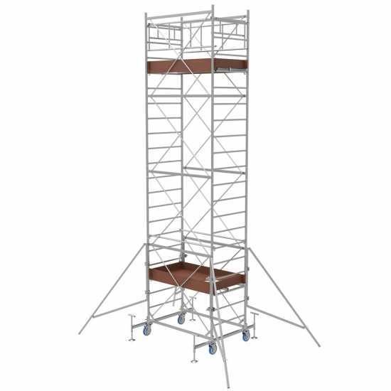 Marchetti Rhino System - Trabattello professionale in acciaio - 75x180 - Modulare 6.5 m